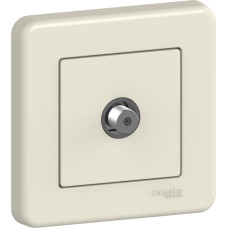 Розетка Schneider-Electric Leona SAT кінцева крем (LNA3700123)