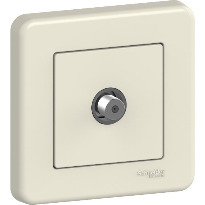 Розетка Schneider-Electric Leona SAT кінцева крем (LNA3700123)