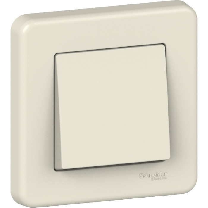 Вимикач Schneider Electric Leona 1-клавішний крем