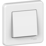 Вимикач Schneider Electric Leona 1-клавішний білий