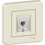 Розетка Schneider Electric Leona RJ11 крем