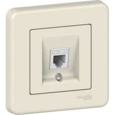 Розетка Schneider Electric Leona RJ11 крем