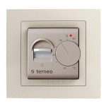 Термостат Terneo MEX unic теплого пола слоновая кость
