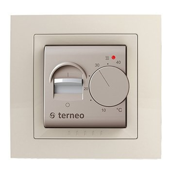 Термостат Terneo MEX unic теплого пола слоновая кость