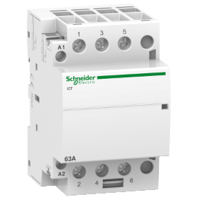 Контактор Schneider Electric Acti9 63A 3НО 230/240В, 50Гц