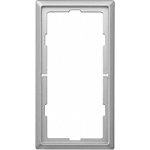 Рамка 2-постова без перегородки ARTEC, сталь Merten