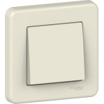 Перемикач Schneider Electric Leona перехресний 1-клавішний крем