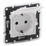 Розетка Legrand Niloe Step силова з кришкою с заземл. IP44 16А 250 В білий