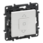 Вимикач Legrand Niloe Step жалюзі 3-позиційний 6А 250 В білий