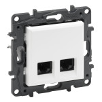 Розетка Legrand Niloe Step інтернет 2XRJ45 CAT6 FTP білий