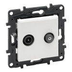 Розетка Legrand Niloe Step TV-SAT «зірка» білий