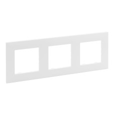 Рамка Legrand Niloe Step 3-постова білий