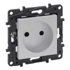 Розетка Legrand Niloe Step 16А 250В винтовой механизм алюминий (863319)