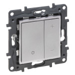 Диммер Legrand Niloe Step клавишный 400Вт все нагрузки алюминий