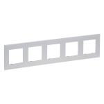 Рамка 5-постовая Legrand Niloe Step алюминий (863395)