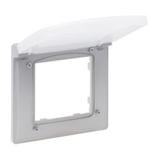 Рамка Legrand Niloe Step 1-постовая IP44 алюминий