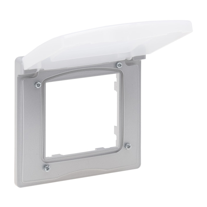 Рамка Legrand Niloe Step 1-постова IP44 алюміній