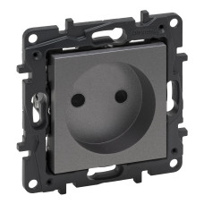 Розетка Legrand Niloe Step силова 2К 16А 250 В сталь