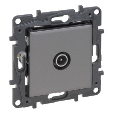 TV розетка Legrand Niloe Step звезда сталь (863474)
