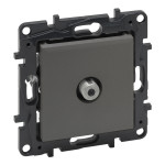 Розетка Legrand Niloe Step TV тип F «зірка» сталь