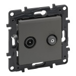 Розетка Legrand Niloe Step TV-SAT «звезда» сталь