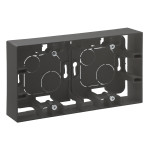 Коробка Legrand Niloe Step накладного монтажу 2-постова сталь