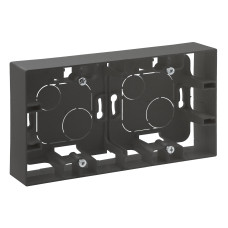 Коробка Legrand Niloe Step накладного монтажа 2-поста сталь