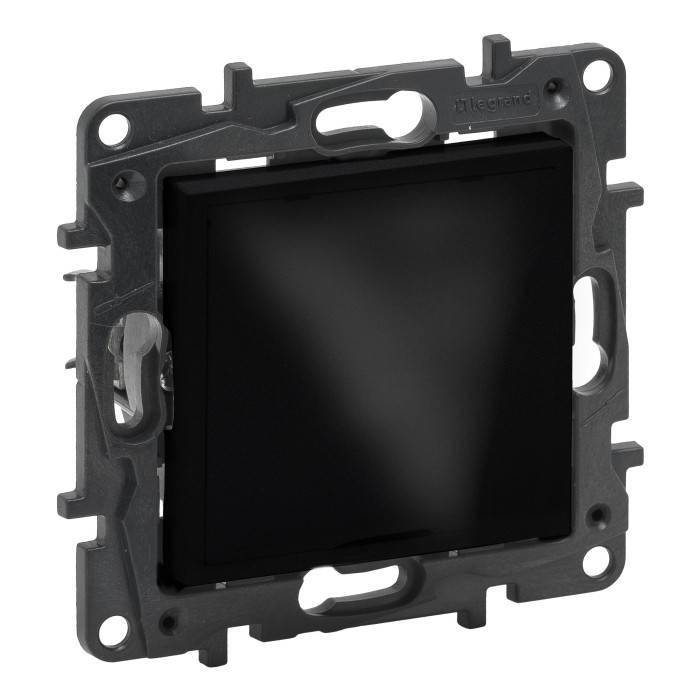 Адаптор Legrand Niloe Step з фіксатором IP21 чорний
