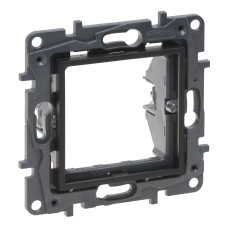 Адаптер Legrand Niloe Step 45х45мм для MOSAIC черный (863589)