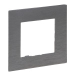 Рамка 1-постовая Legrand Niloe Step фактурная сталь (863991)