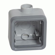 Коробка Legrand Plexo 1 п., ІР55, ІК07, 1xPG16, серый