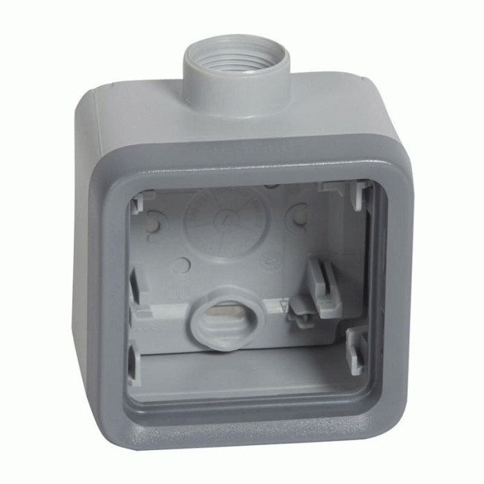 Коробка Legrand Plexo 1 п., ІР55, ІК07, 1xPG16, серый