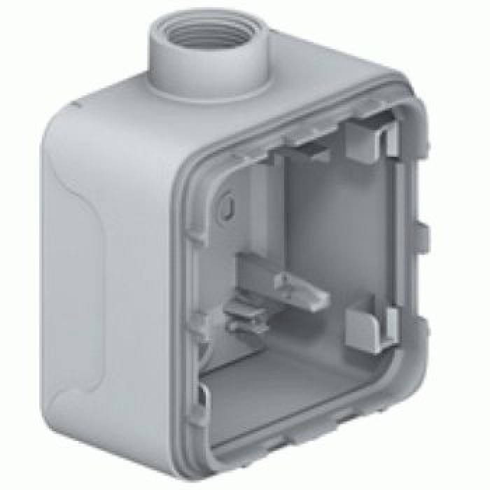 Коробка Legrand Plexo 1 п., ІР55, ІК07, 1xISO 20, серый