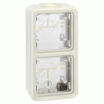 Коробка Legrand Plexo 2 п., ІР55, ІК07, с сальниками, вертикальная, белый