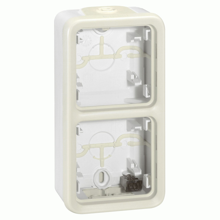 Коробка Legrand Plexo 2 п., ІР55, ІК07, с сальниками, вертикальная, белый