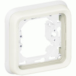 Рамка Legrand Plexo 1 п., ІР55, ІК07, суппорт, белый