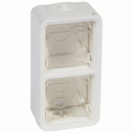Коробка Legrand Plexo 2 п., ІР55, ІК07, вертикальная, антибактериальная, белый