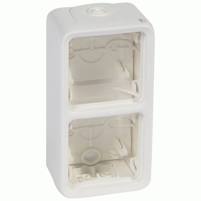 Коробка Legrand Plexo 2 п., ІР55, ІК07, вертикальная, антибактериальная, белый