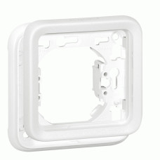 Рамка Legrand Plexo 1 п., ІР55, ІК07, суппорт, антибактериальная, белый