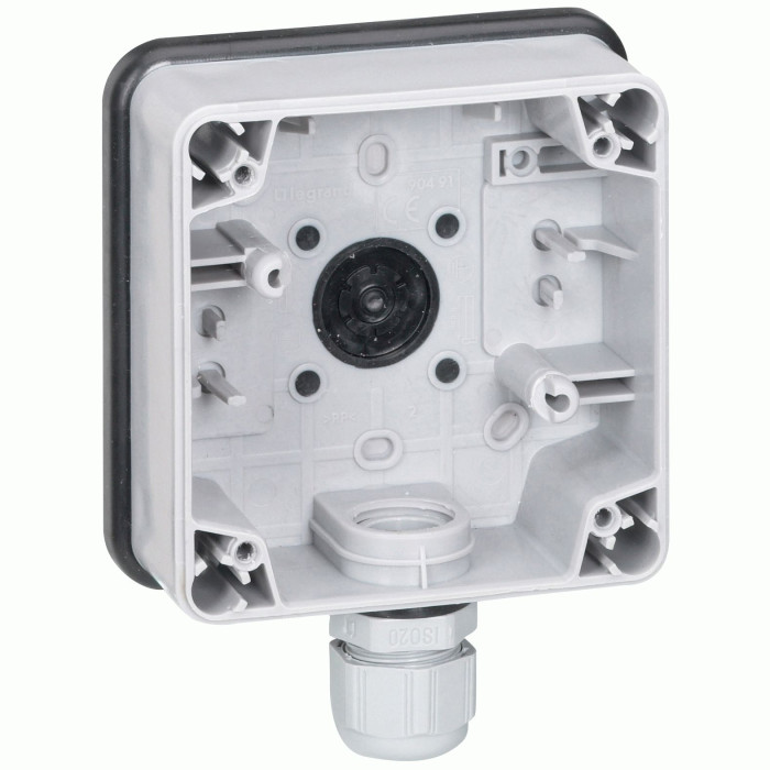 Коробка Legrand Plexo 1 п., ІР66, серый