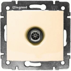 Розетка телевизионная Legrand Valena TV 15 дБ звезда слоновая кость