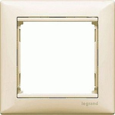 Рамка Legrand Valena 1-постовая слоновая кость