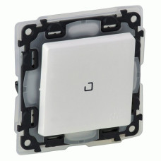 Выключатель Legrand Valena Life 1-клавишный с подсветкой IP44 белый