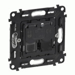 Механизм розетки RJ45+RJ11 Кат.6 UTP Legrand Valena In`Matic