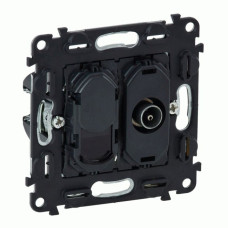 Механизм розетки TV+RJ45 Кат.6 UTP Legrand Valena In`Matic