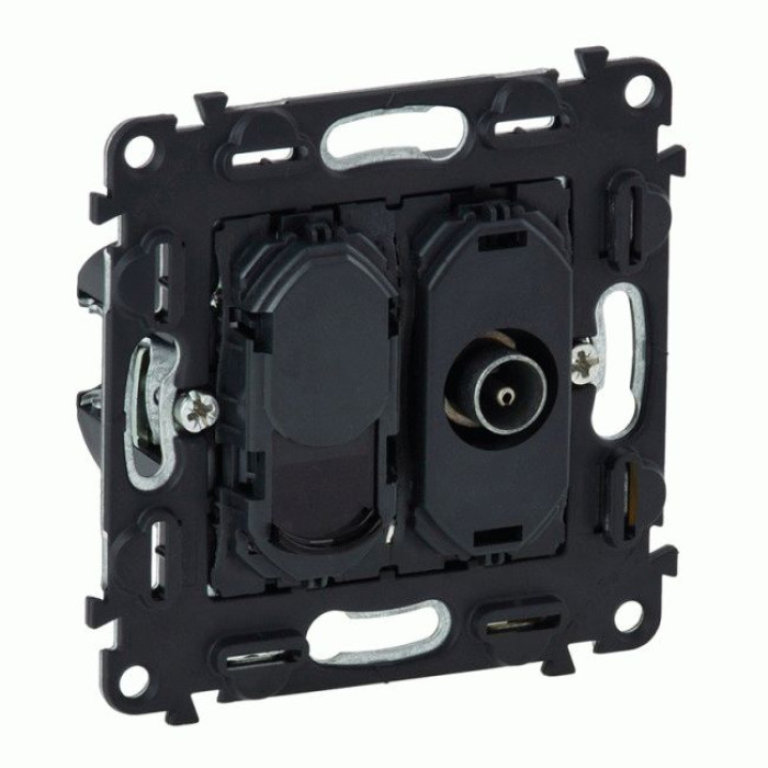 Розетка Valena InMatic TV (1 dB зірка) + RJ45 (cat. 6 UTP) (753055)