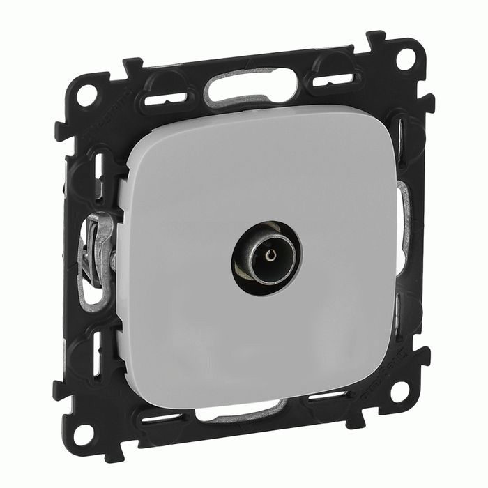 Розетка Legrand Valena Allure TV 1 dB зірка алюміній