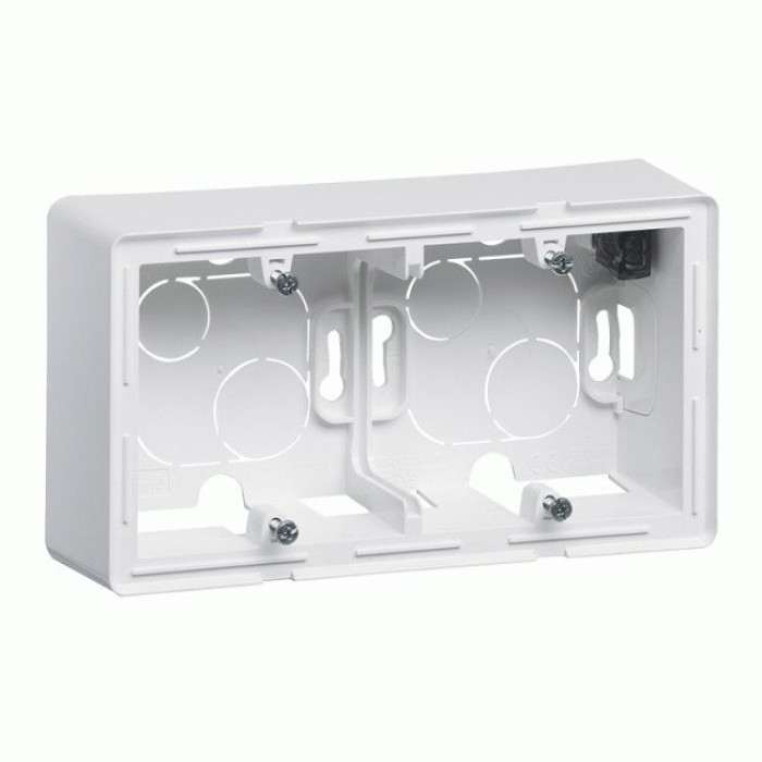 Коробка накладного монтажа Legrand Valena Life 2-постовая белый