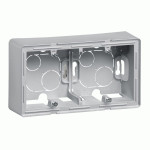 Коробка накладного монтажа Legrand Valena Life 2-постовая алюминий