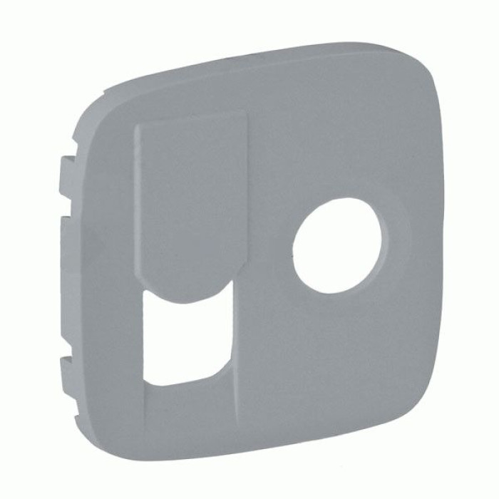 Накладка розетки Legrand Valena Allure TV + RJ45 алюміній